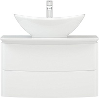 Corozo Тумба с раковиной Вико 75 Z2 подвесная белая